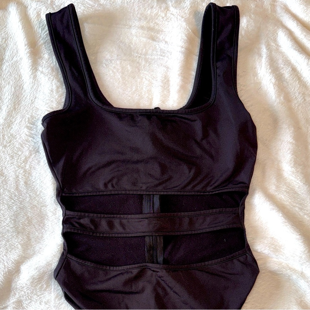 Black One-Piece Bodysuit